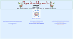 Desktop Screenshot of ilgiardinodelgranchio.it